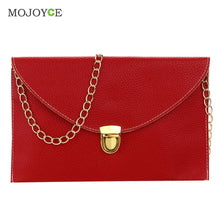 Chain Women Bag Multi Color Shoulder Crossbody Bag Women Leather Handbags Envelope Clutch Women Messenger Bag Bolsa Feminina ELY