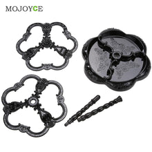 Chic Rose Pattern Jewelry Necklace Stand Display Organizer Holder Show Rack 1STL ELY