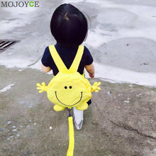 Children Smile Backpack With Anti-lost Function Washed Oxford cloth fabric School Bag For Teenagers Mochila Printing Backpack ELY