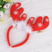 Christmas Bell Feather Hair Accessories Headband Decorations Antlers Christmas Headband Party Hairband Girls Hair Accessories ELY