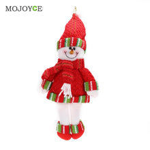 Christmas Santa Claus Xmas Tree Hanging Ornaments Nonwovens Pendant Charm Decorations Christmas Gifts ELY