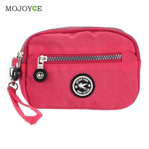 Coin Purse Carteira Exercise Leisure Bag Handbag Purse Coin Wallet Nylon Purse Estojo Bag Feminina Bolsas Clutch Women Bag ELY
