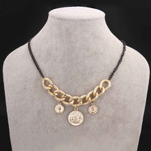 Collares vintage jewelry collar necklace collier leck coins jewellry patek chain FASN 29 ELY