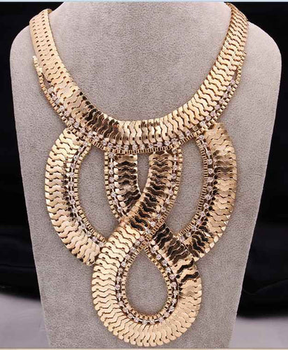 Collares vintage jewelry collar necklace collier many snake jewellry patek chain FASN 24 ELY