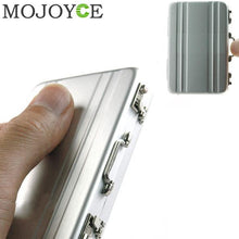 Cool Aluminum Password Briefcase Business Card Credit Card Holder Case Box 1STL ELY
