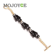 Cool Skull Punk Skeleton Pendant Bracelet Bangle Girls Ladies 1STL ELY