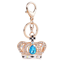 Crystal Rhinestone Keyring Charm Pendant Purse Bag Key Ring Chain Keychain 1STL ELY