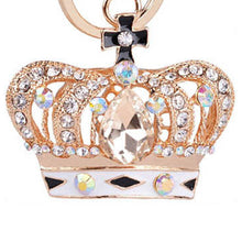 Crystal Rhinestone Keyring Charm Pendant Purse Bag Key Ring Chain Keychain 1STL ELY