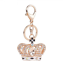 Crystal Rhinestone Keyring Charm Pendant Purse Bag Key Ring Chain Keychain 1STL ELY