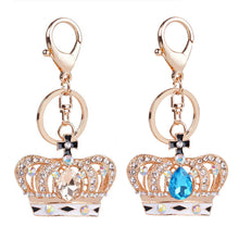 Crystal Rhinestone Keyring Charm Pendant Purse Bag Key Ring Chain Keychain 1STL ELY