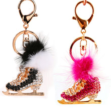 Crystal Rhinestone Keyring Charm Pendant Purse Bag Key Ring Chain Keychain Christmas Gift Keychains Jewelry Charm Accessories ELY