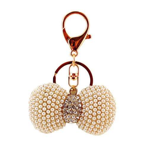 Crystal Rhinestone Keyring Charm Purse Bag Key Ring Chain Keychain 1STL ELY