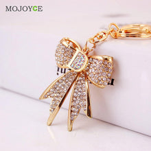 Crystal Rhinestone Pearl Charm Pendant Purse Bag Ring Chain Keychain Key ELY