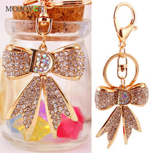 Crystal Rhinestone Pearl Charm Pendant Purse Bag Ring Chain Keychain Key ELY