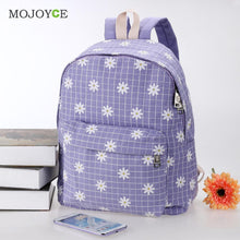 Cute Backpack Women School Bags for Teenagers Mochila Feminina Foral Embroider Canvas Backpack Preppy Style Mochila Bagpack ELY