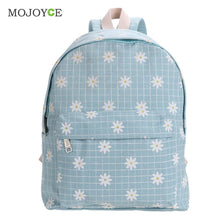 Cute Backpack Women School Bags for Teenagers Mochila Feminina Foral Embroider Canvas Backpack Preppy Style Mochila Bagpack ELY