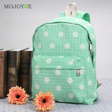 Cute Backpack Women School Bags for Teenagers Mochila Feminina Foral Embroider Canvas Backpack Preppy Style Mochila Bagpack ELY