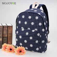 Cute Backpack Women School Bags for Teenagers Mochila Feminina Foral Embroider Canvas Backpack Preppy Style Mochila Bagpack ELY