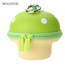 Cute Mushroom Coin Purse Keys Holder Zipper Retractable Case Wallet Multifunctional Girl Mini Purse Coin Holder Wallets ELY