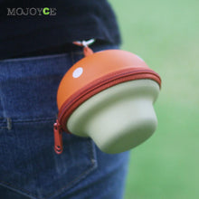 Cute Mushroom Coin Purse Keys Holder Zipper Retractable Case Wallet Multifunctional Girl Mini Purse Coin Holder Wallets ELY