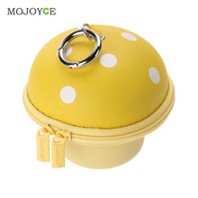 Cute Mushroom Coin Purse Keys Holder Zipper Retractable Case Wallet Multifunctional Girl Mini Purse Coin Holder Wallets ELY