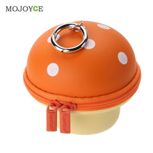 Cute Mushroom Coin Purse Keys Holder Zipper Retractable Case Wallet Multifunctional Girl Mini Purse Coin Holder Wallets ELY