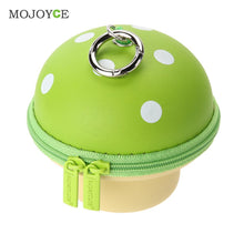 Cute Mushroom Coin Purse Keys Holder Zipper Retractable Case Wallet Multifunctional Girl Mini Purse Coin Holder Wallets ELY