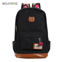 Cute Rucksack School Bags School Bags for Teenagers Canvas Backpack Cat Cartoon Mochila Feminina Backpacks for Teenage Girls ELY