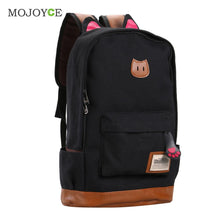 Cute Rucksack School Bags School Bags for Teenagers Canvas Backpack Cat Cartoon Mochila Feminina Backpacks for Teenage Girls ELY
