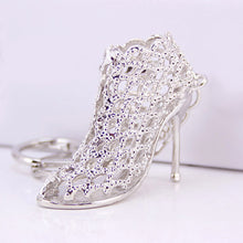 Cute Women High Heel Shoes Keychain Cars Keyrings Lady Gifts Rhinestone Key Rings Women Bag Charms Keychains Keyrings Crystal ELY