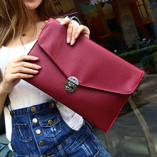 Designer Women Messenger Bag Lock PU Leather Womenn Bags Crossbody Shoulder Clutch Bag Women Leather Handbag Bolsa Feminina ELY