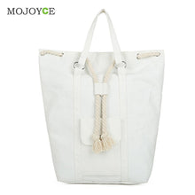 Drawstring Canvas Backpack Multi-Function Large Capacity Mochila Backpack Women Backpacks for Teenage Girls Mochila Feminina ELY