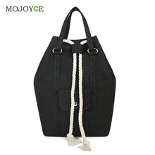 Drawstring Canvas Backpack Multi-Function Large Capacity Mochila Backpack Women Backpacks for Teenage Girls Mochila Feminina ELY