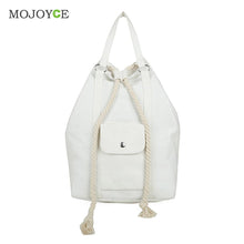 Drawstring Canvas Backpack Multi-Function Large Capacity Mochila Backpack Women Backpacks for Teenage Girls Mochila Feminina ELY