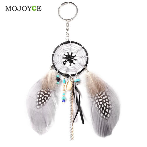 Dream Catcher Feather Keyring Key Chain Ring Keychain Bag Pendant Charm 1STL ELY