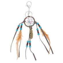 Dream Catcher With Feathers Wall Hanging Decoration Bag Pendant Keychains 1STL ELY