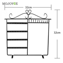 Earrings Ear Studs Necklace Jewelry Display Rack Metal Stand Organizer Hold 1STL ELY