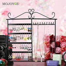 Earrings Ear Studs Necklace Jewelry Display Rack Metal Stand Organizer Hold 1STL ELY