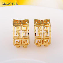 Earrings for Women Nickle Free Antiallergic 18K Gold Plated 1STL ELY
