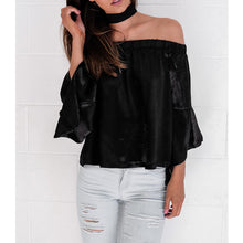 Elegant Long Sleeve Women Blouses Shirt Women Femme Off Shoulder Tops Slash Neck Blusa Mejur Blusas Sexy Blusa Feminino 1STL ELY