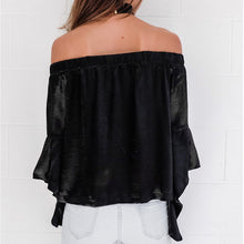 Elegant Long Sleeve Women Blouses Shirt Women Femme Off Shoulder Tops Slash Neck Blusa Mejur Blusas Sexy Blusa Feminino 1STL ELY