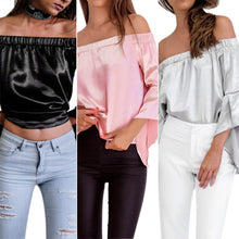 Elegant Long Sleeve Women Blouses Shirt Women Femme Off Shoulder Tops Slash Neck Blusa Mejur Blusas Sexy Blusa Feminino 1STL ELY