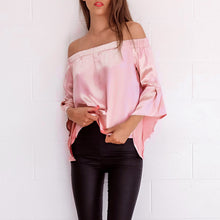 Elegant Long Sleeve Women Blouses Shirt Women Femme Off Shoulder Tops Slash Neck Blusa Mejur Blusas Sexy Blusa Feminino 1STL ELY