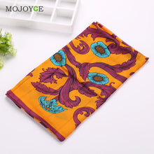 Elegant Slik Women Scarf Rectangle Floral Women Scarves Long Tippet Top Flower Printed Scarves ELY