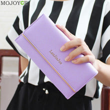 Elegant Women Long PU Leather Wallet Lady Purse Card Holder Clutch Handbag Ladies Women Wallets PU Leather Purses Long Wallet ELY