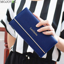 Elegant Women Long PU Leather Wallet Lady Purse Card Holder Clutch Handbag Ladies Women Wallets PU Leather Purses Long Wallet ELY