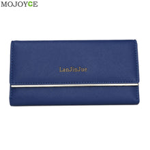Elegant Women Long PU Leather Wallet Lady Purse Card Holder Clutch Handbag Ladies Women Wallets PU Leather Purses Long Wallet ELY