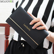 Elegant Women Long PU Leather Wallet Lady Purse Card Holder Clutch Handbag Ladies Women Wallets PU Leather Purses Long Wallet ELY