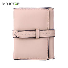 Elegant Women Short Smooth Money Purse PU Leather ID Credit Card Holder Coin Purses Carteras Mujer Femininas Short Wallet Purse ELY
