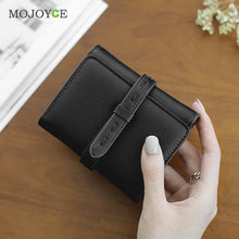 Elegant Women Short Smooth Money Purse PU Leather ID Credit Card Holder Coin Purses Carteras Mujer Femininas Short Wallet Purse ELY